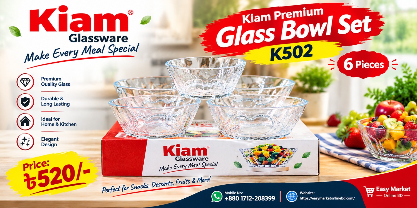 Stylist Glassware Bowl Set